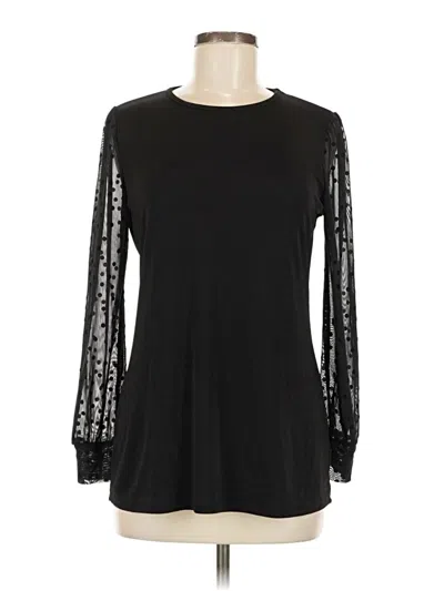 Pre-owned Assorted Brands Long Sleeve T-shirt In Black