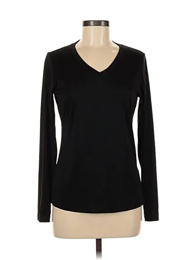 Pre-owned Assorted Brands Long Sleeve T-shirt In Black