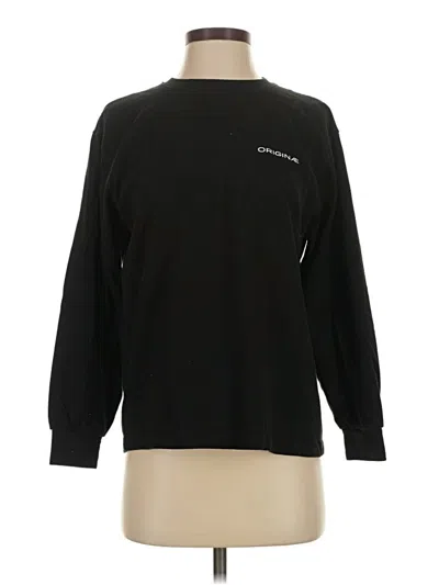 Pre-owned Assorted Brands Long Sleeve T-shirt In Black
