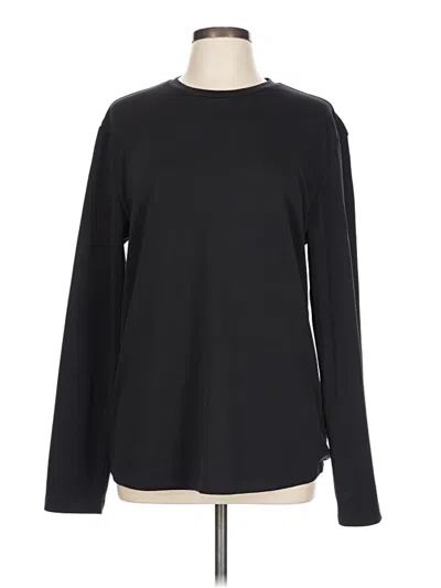 Pre-owned Assorted Brands Long Sleeve T-shirt In Black
