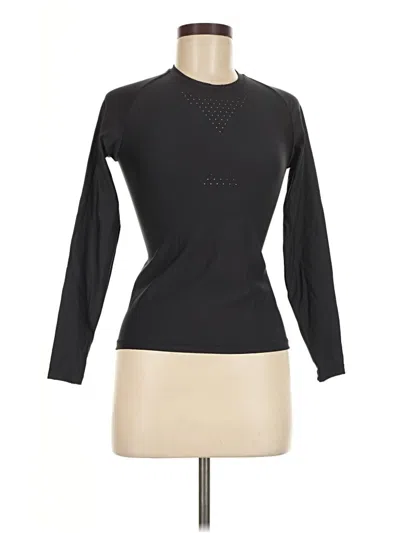 Pre-owned Assorted Brands Long Sleeve T-shirt In Black