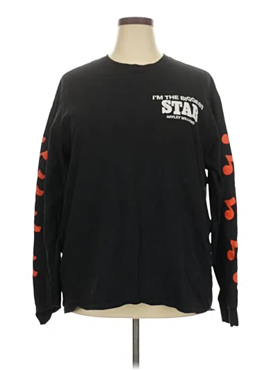 Pre-owned Assorted Brands Long Sleeve T-shirt In Black