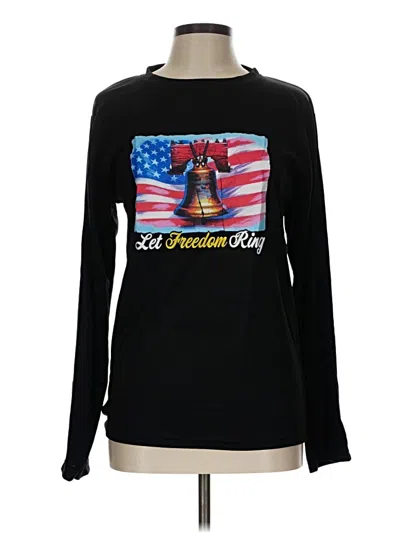 Pre-owned Assorted Brands Long Sleeve T-shirt In Black