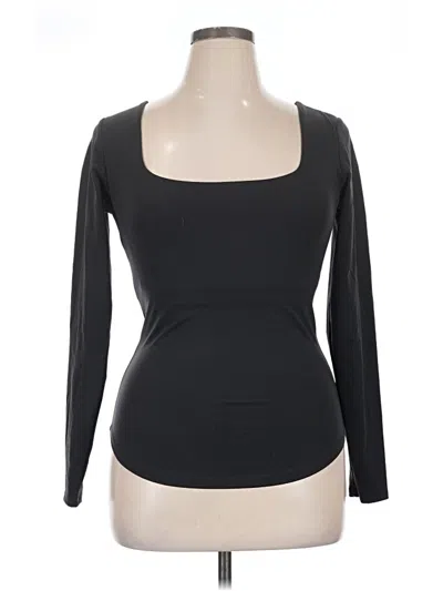 Pre-owned Assorted Brands Long Sleeve T-shirt In Black