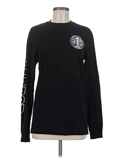 Pre-owned Assorted Brands Long Sleeve T-shirt In Black
