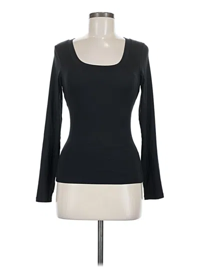 Pre-owned Assorted Brands Long Sleeve T-shirt In Black