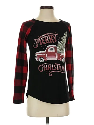 Pre-owned Assorted Brands Long Sleeve T-shirt In Black