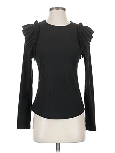 Pre-owned Assorted Brands Long Sleeve T-shirt In Black