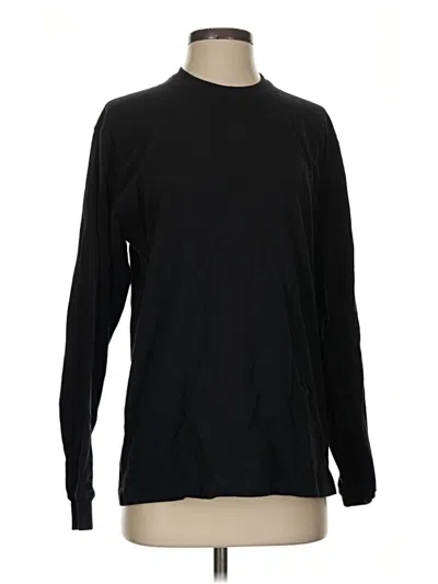 Pre-owned Assorted Brands Long Sleeve T-shirt In Black