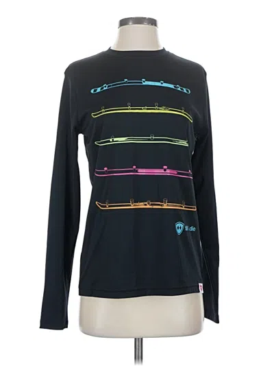 Pre-owned Assorted Brands Long Sleeve T-shirt In Black