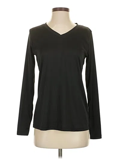 Pre-owned Assorted Brands Long Sleeve T-shirt In Black
