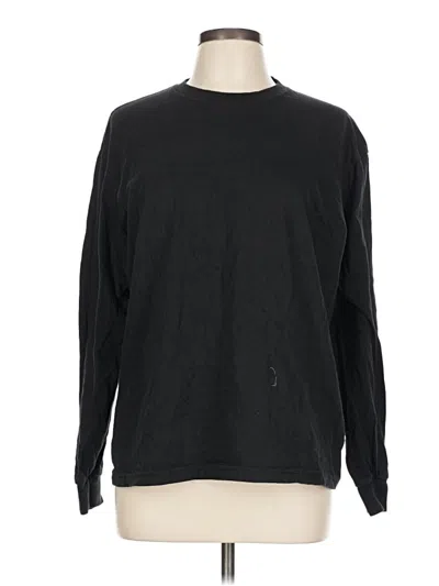 Pre-owned Assorted Brands Long Sleeve T-shirt In Black