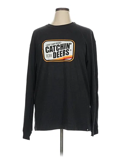 Pre-owned Assorted Brands Long Sleeve T-shirt In Black