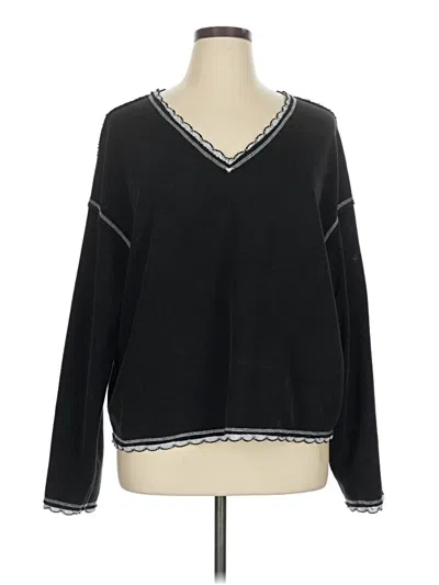 Pre-owned Assorted Brands Long Sleeve T-shirt In Black