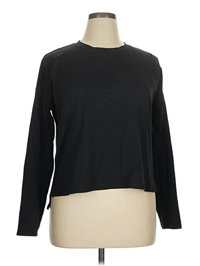 Pre-owned Assorted Brands Long Sleeve T-shirt In Black