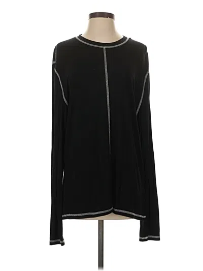 Pre-owned Assorted Brands Long Sleeve T-shirt In Black