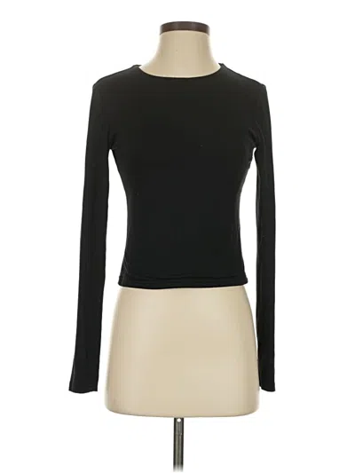 Pre-owned Assorted Brands Long Sleeve T-shirt In Black