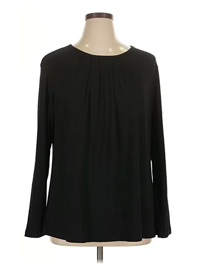 Pre-owned Assorted Brands Long Sleeve T-shirt In Black