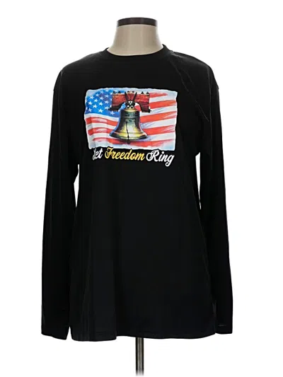 Pre-owned Assorted Brands Long Sleeve T-shirt In Black