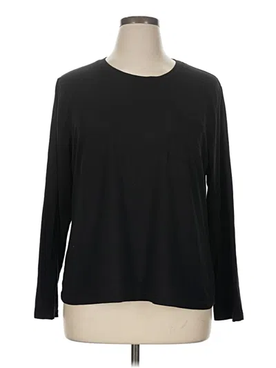 Pre-owned Assorted Brands Long Sleeve T-shirt In Black