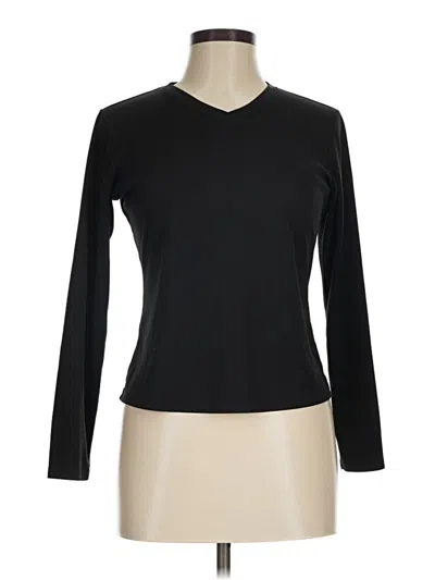 Pre-owned Assorted Brands Long Sleeve T-shirt In Black