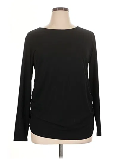 Pre-owned Assorted Brands Long Sleeve T-shirt In Black