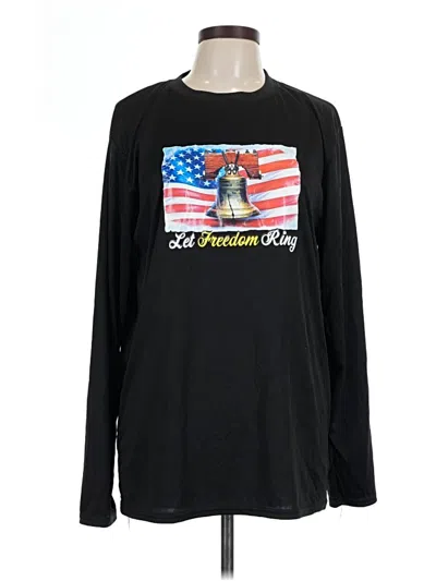 Pre-owned Assorted Brands Long Sleeve T-shirt In Black