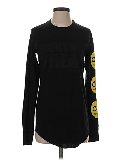 Pre-owned Assorted Brands Long Sleeve T-shirt In Black