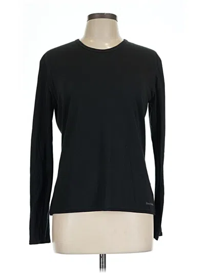Pre-owned Assorted Brands Long Sleeve T-shirt In Black