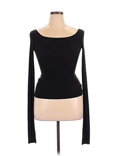 Pre-owned Assorted Brands Long Sleeve T-shirt In Black