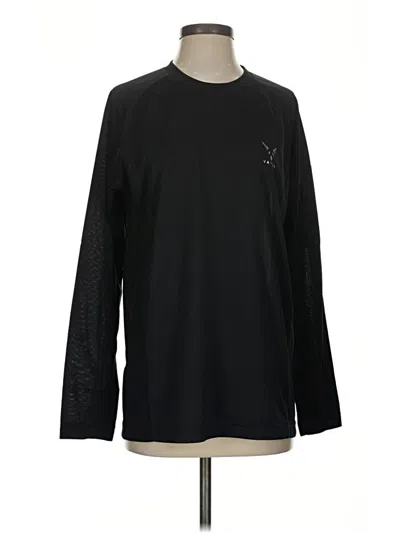 Pre-owned Assorted Brands Long Sleeve T-shirt In Black
