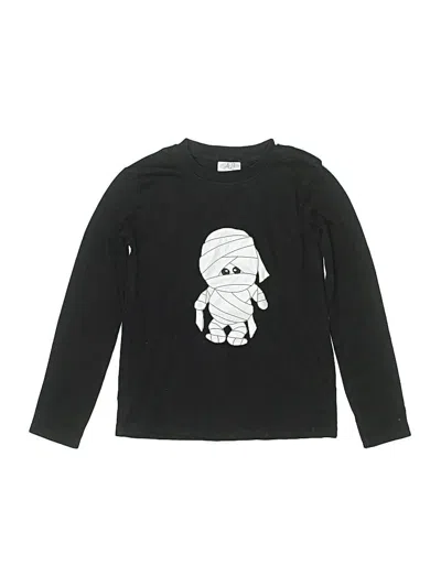 Pre-owned Assorted Brands Kids' Long Sleeve T-shirt In Black