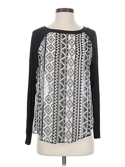 Pre-owned Assorted Brands Long Sleeve T-shirt In Black