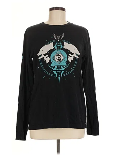 Pre-owned Assorted Brands Long Sleeve T-shirt In Black