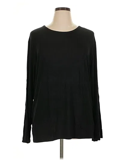 Assorted Brands Long Sleeve T-shirt In Black