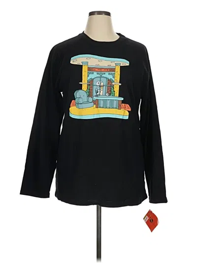 Assorted Brands Long Sleeve T-shirt In Black