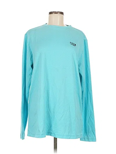 Pre-owned Assorted Brands Long Sleeve T-shirt In Blue