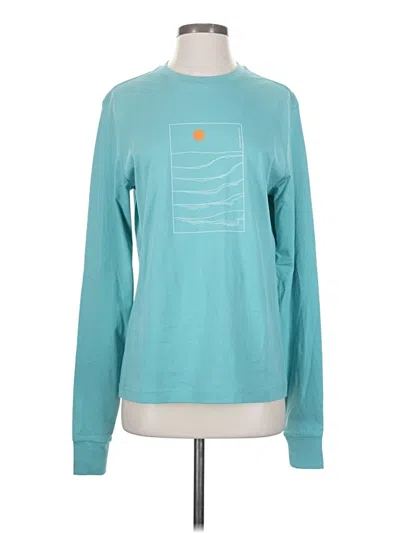 Pre-owned Assorted Brands Long Sleeve T-shirt In Blue