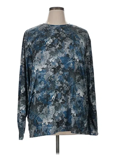 Pre-owned Assorted Brands Long Sleeve T-shirt In Blue
