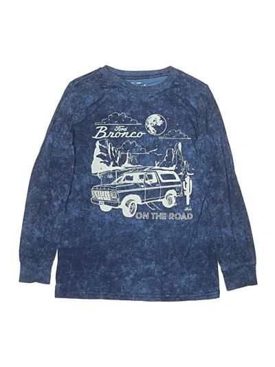 Pre-owned Assorted Brands Kids' Long Sleeve T-shirt In Blue