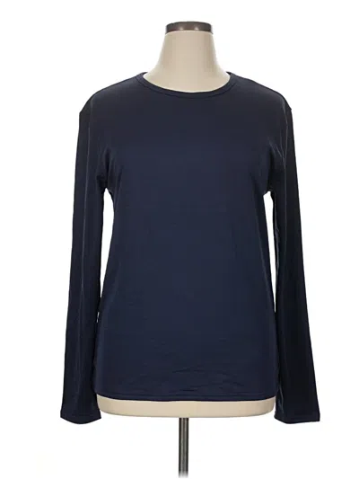 Pre-owned Assorted Brands Long Sleeve T-shirt In Blue