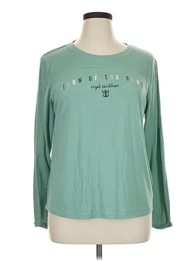 Pre-owned Assorted Brands Long Sleeve T-shirt In Blue