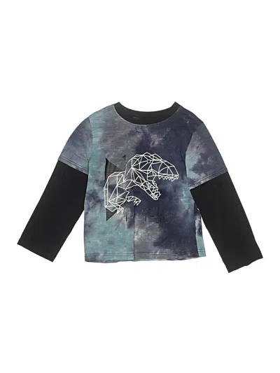 Pre-owned Assorted Brands Kids' Long Sleeve T-shirt In Blue