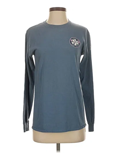 Pre-owned Assorted Brands Long Sleeve T-shirt In Blue