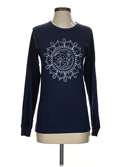 Pre-owned Assorted Brands Long Sleeve T-shirt In Blue