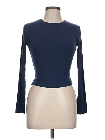 Pre-owned Assorted Brands Long Sleeve T-shirt In Blue