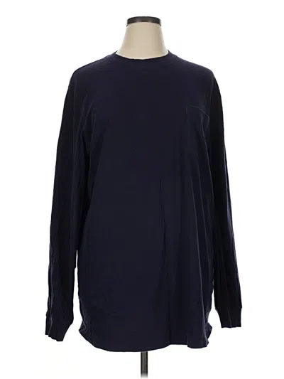 Pre-owned Assorted Brands Long Sleeve T-shirt In Blue