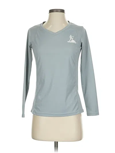 Pre-owned Assorted Brands Long Sleeve T-shirt In Blue