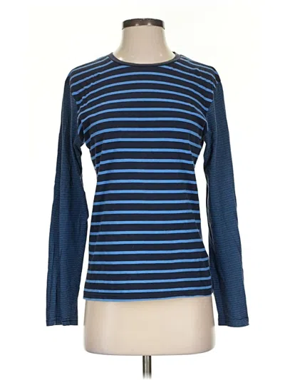 Pre-owned Assorted Brands Long Sleeve T-shirt In Blue