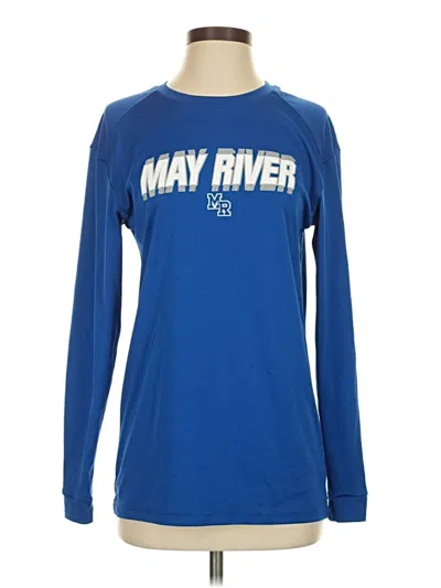 Pre-owned Assorted Brands Long Sleeve T-shirt In Blue
